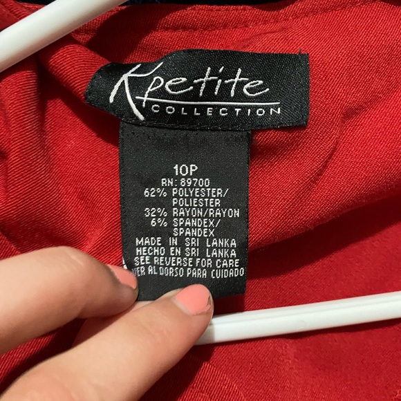 Red dress jacket - Picture 6 of 6